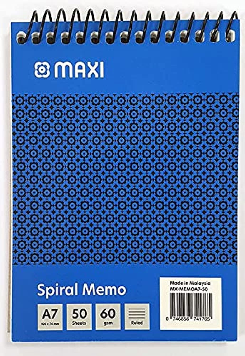 MAXI TOP SPIRAL MEMO PAD A7 50 SHEETS