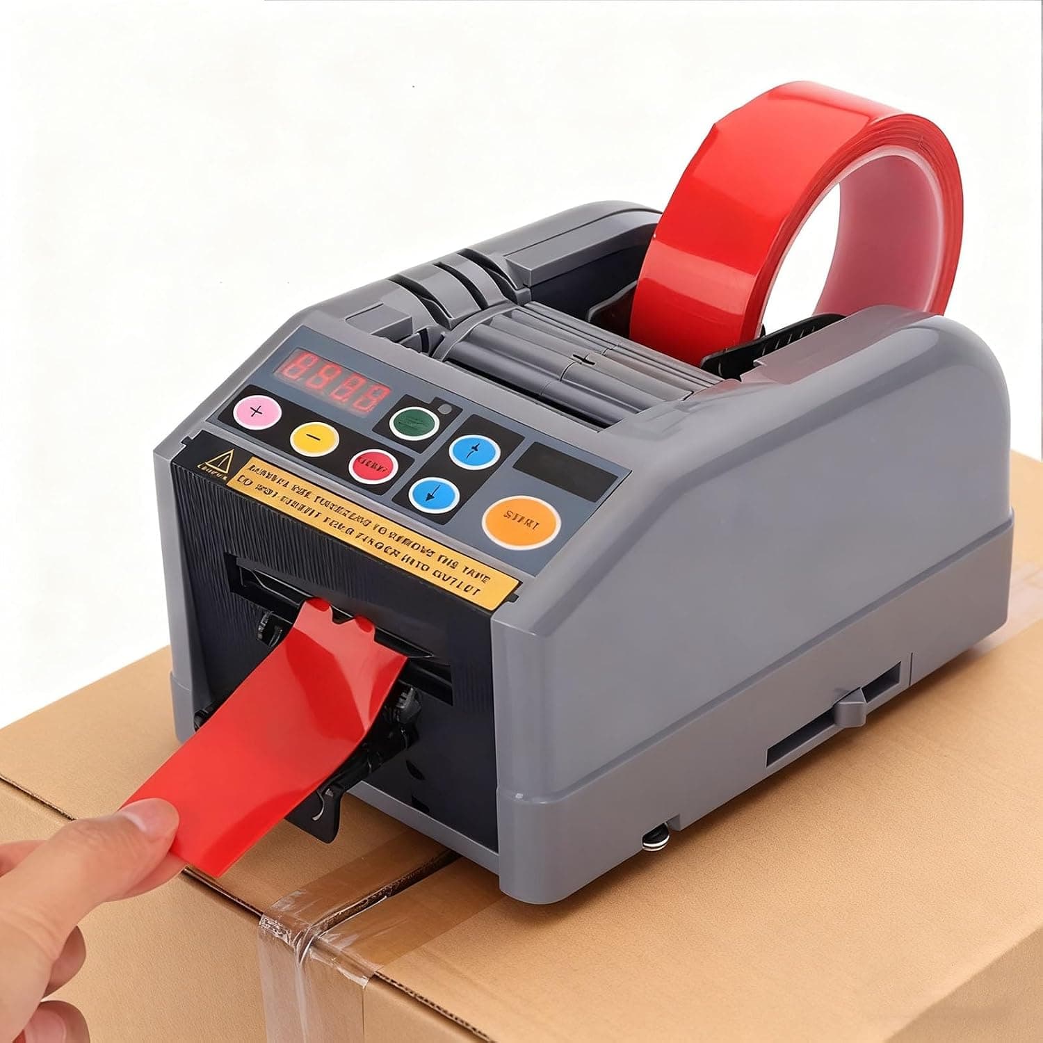 Ribbon Cutting Machine, 999mm Automatic Tape Dispenser,Manual & Auto Modes, for Gift Wrapping, Packaging, Schools, Offices, Warehouses, and Home