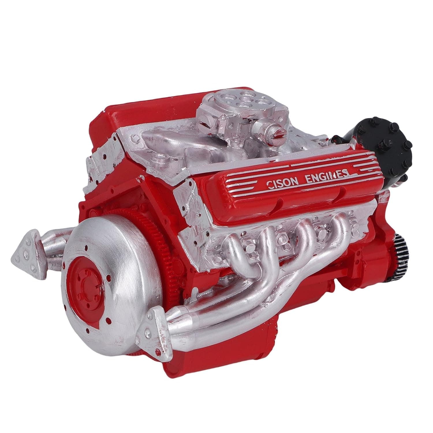 نموذج محرك V8, Detailed V8 Car Engine Building Kit with Realistic Design for Desktop Display and Home Decoration