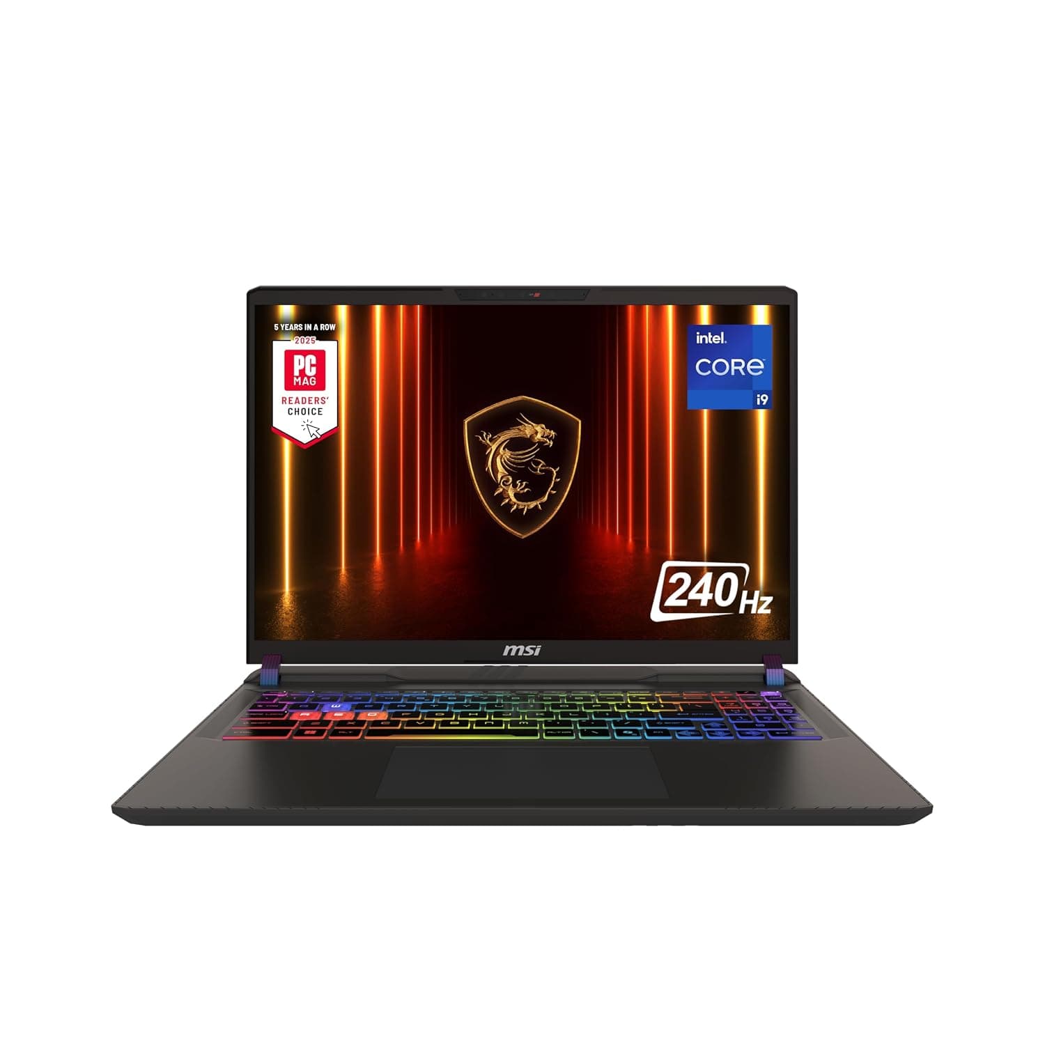 MSI Vector 16 HX AI Gaming Laptop (Intel 24-Core Ultra 9-275HX, RTX 5080 175W, 16" QHD 240Hz, 32GB DDR5, 1TB Gen5 + 2TB Gen4 SSD, Wi-Fi 7, HDMI, 2xUSB-C/DP, RGB Backlit Keyboard, Windows 11 Pro)
