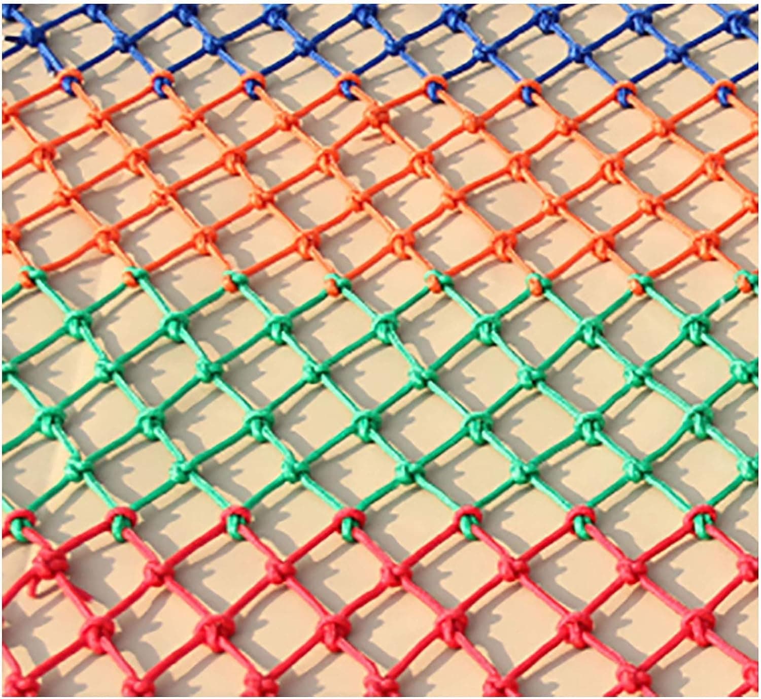 Kids Climbing Net 1m x 1m Ninja Rope for Jungle Gym Playground Obstacle Course Outdoor Climbing Training Durable and Safe Climbing Net for Children