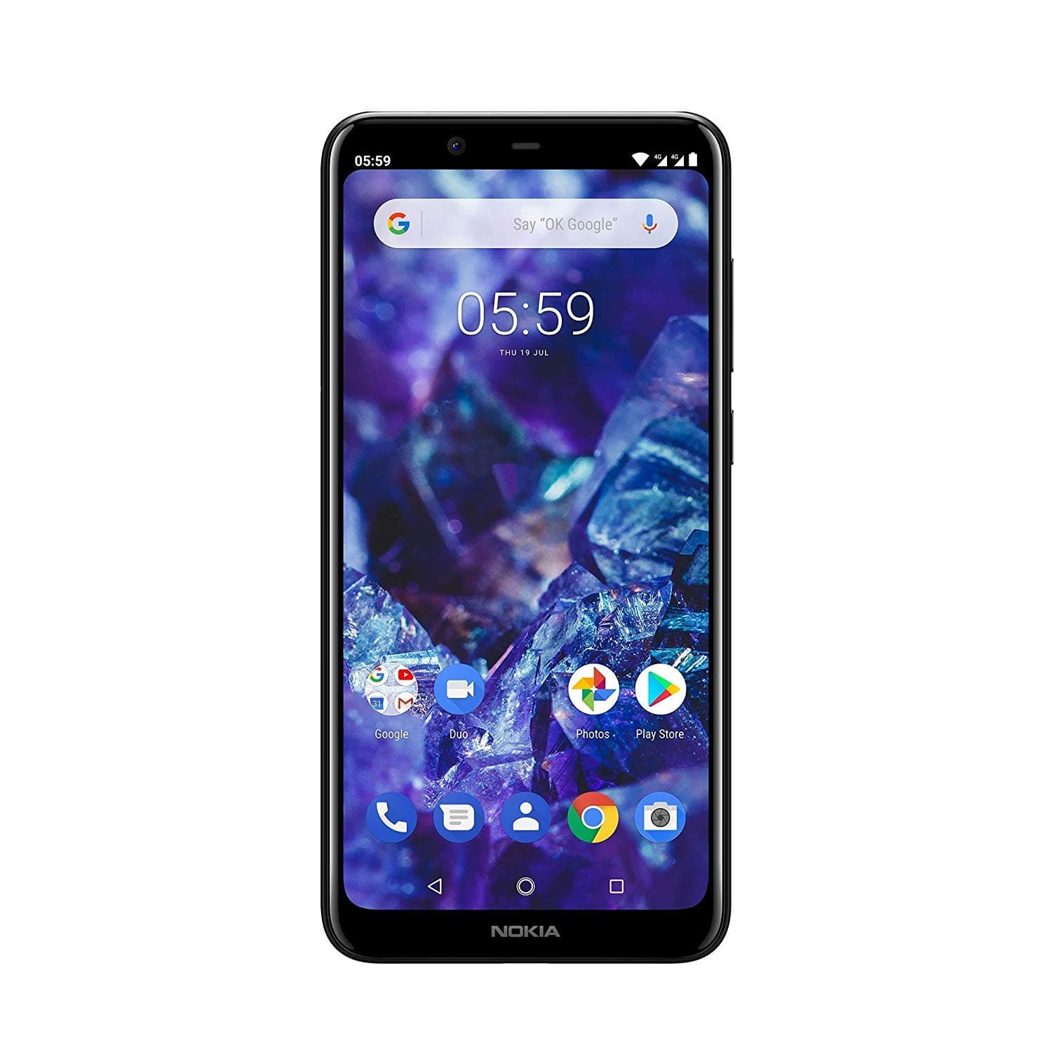 Nokia 5.1 Plus Dual-Sim 32GB ROM + 3GB RAM (GSM only | No CDMA) Factory Unlocked 4G/LTE SmartPhone (Night Black) - International Version