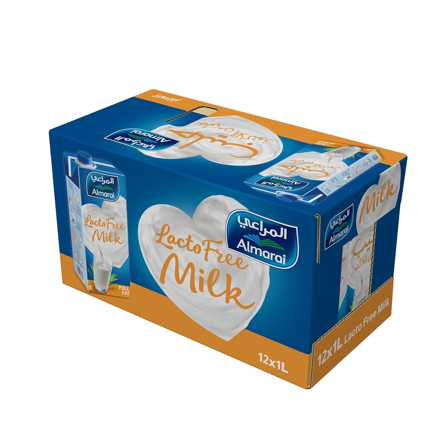 Almarai Lactofree Milk, Pack Of 12 x 1L
