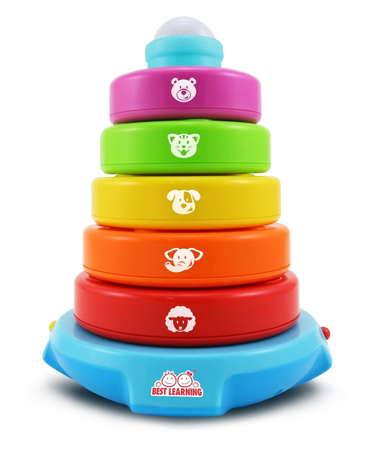 BEST LEARNING Stack & Learn - Educational Activity Toy for Infants Babies Toddlers for . and up - Ideal Baby Toy Gifts