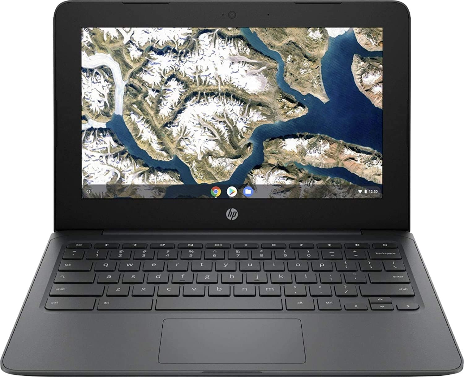 HP - 11.6" Chromebook - Intel Celeron - 4GB Memory - 32GB eMMC Flash Memory - Ash Gray