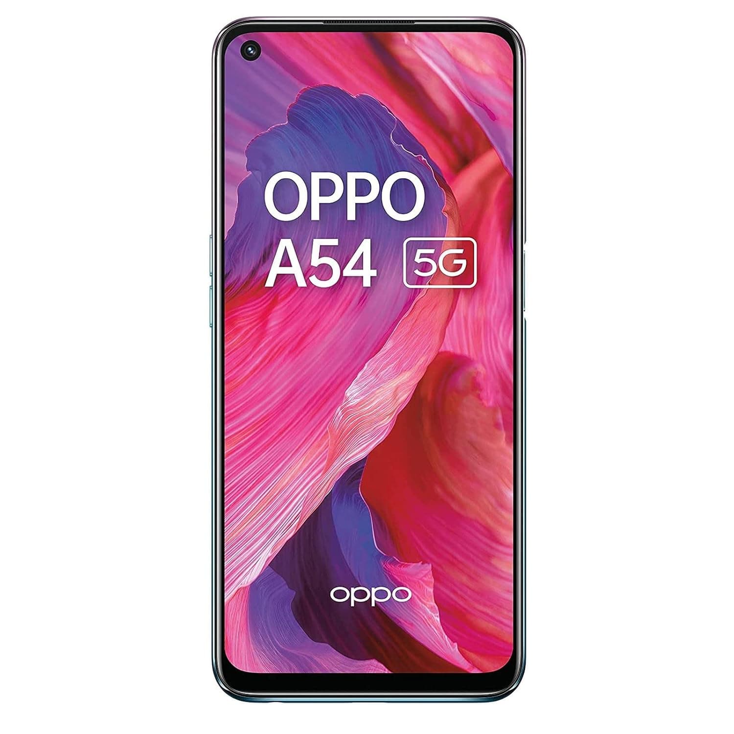 OPPO A54 Dual SIM 6.51 inches FHD+ Smartphone 64GB 4GB RAM 5000mAh Long Lasting Battery 4G LTE Crystal Black UAE Version + Mobile Stand, Starry Blue, CPH2239