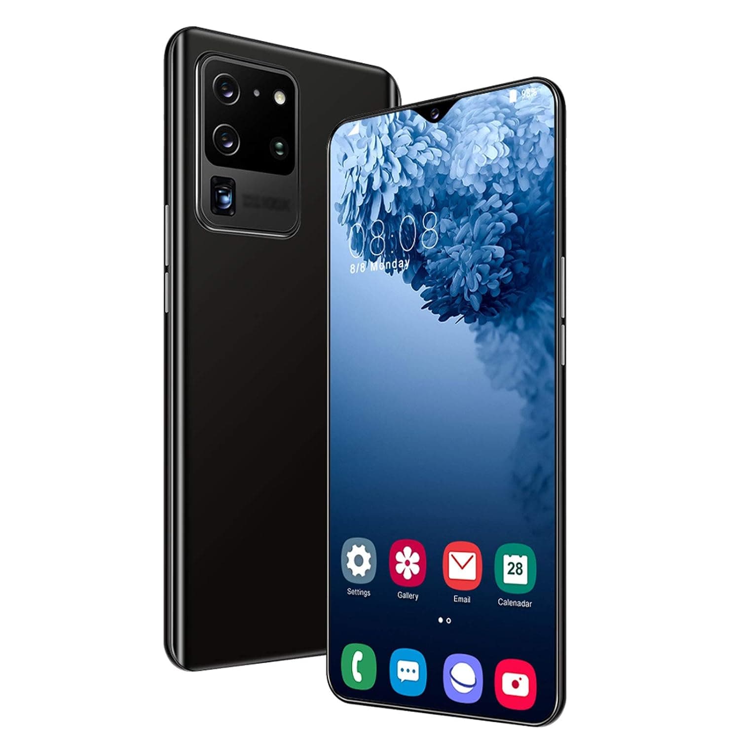 Mobile Phones,S20U Android10.0 Smartphone,Face Fingerprint Recognition Unlocked,7.0 inch Full Display,13MP+14MP Camera,64GB,128GB.