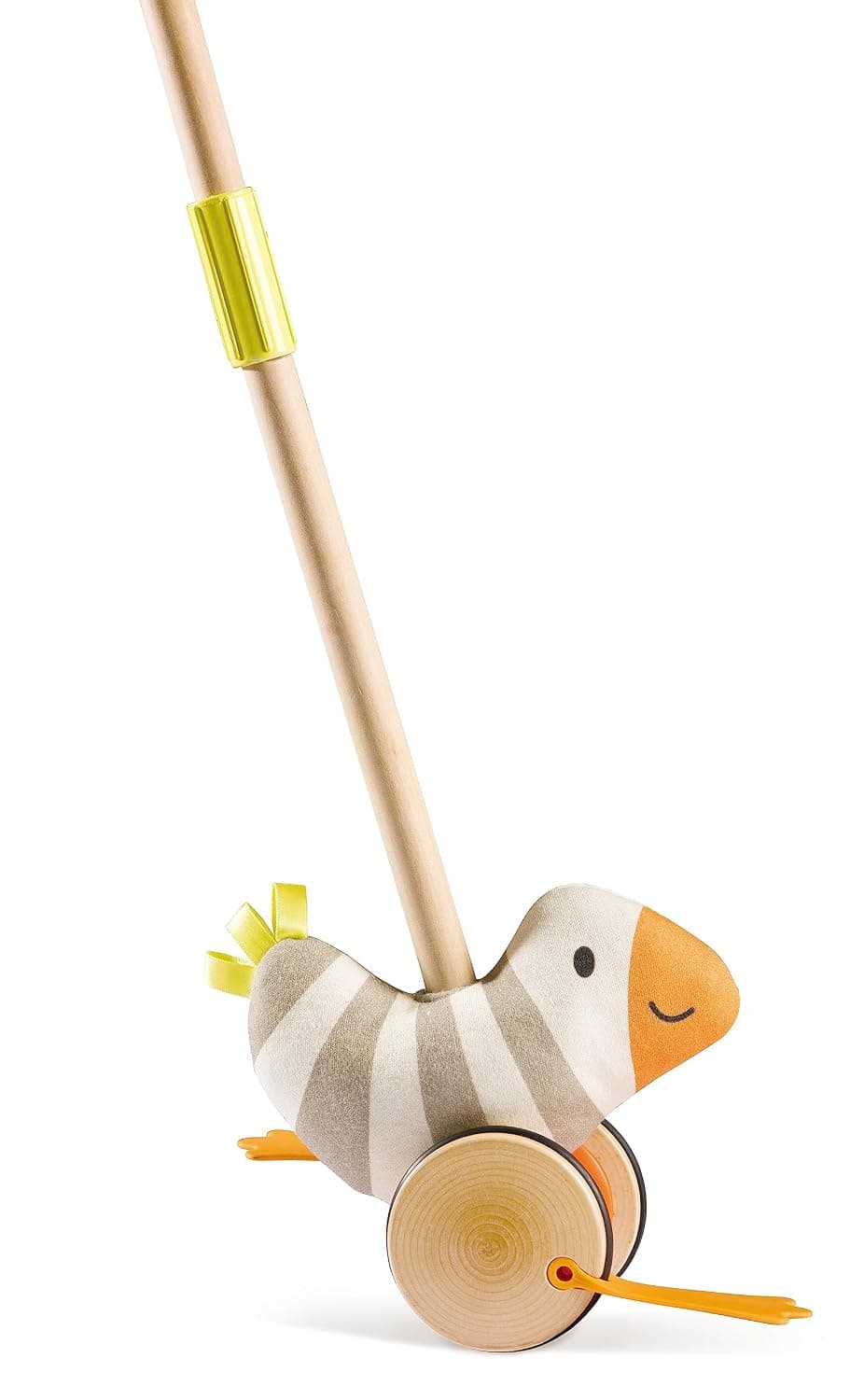 Hape, Flappy Bird, Push Pull Along Toy, For Toddlers, Multicolor