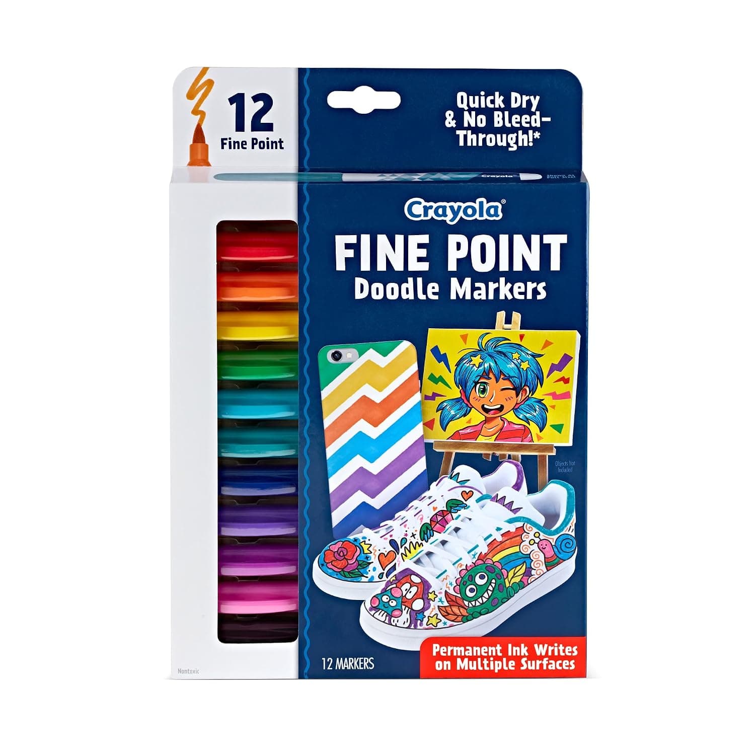 12 CT FINE POINT DOODLE MARKER