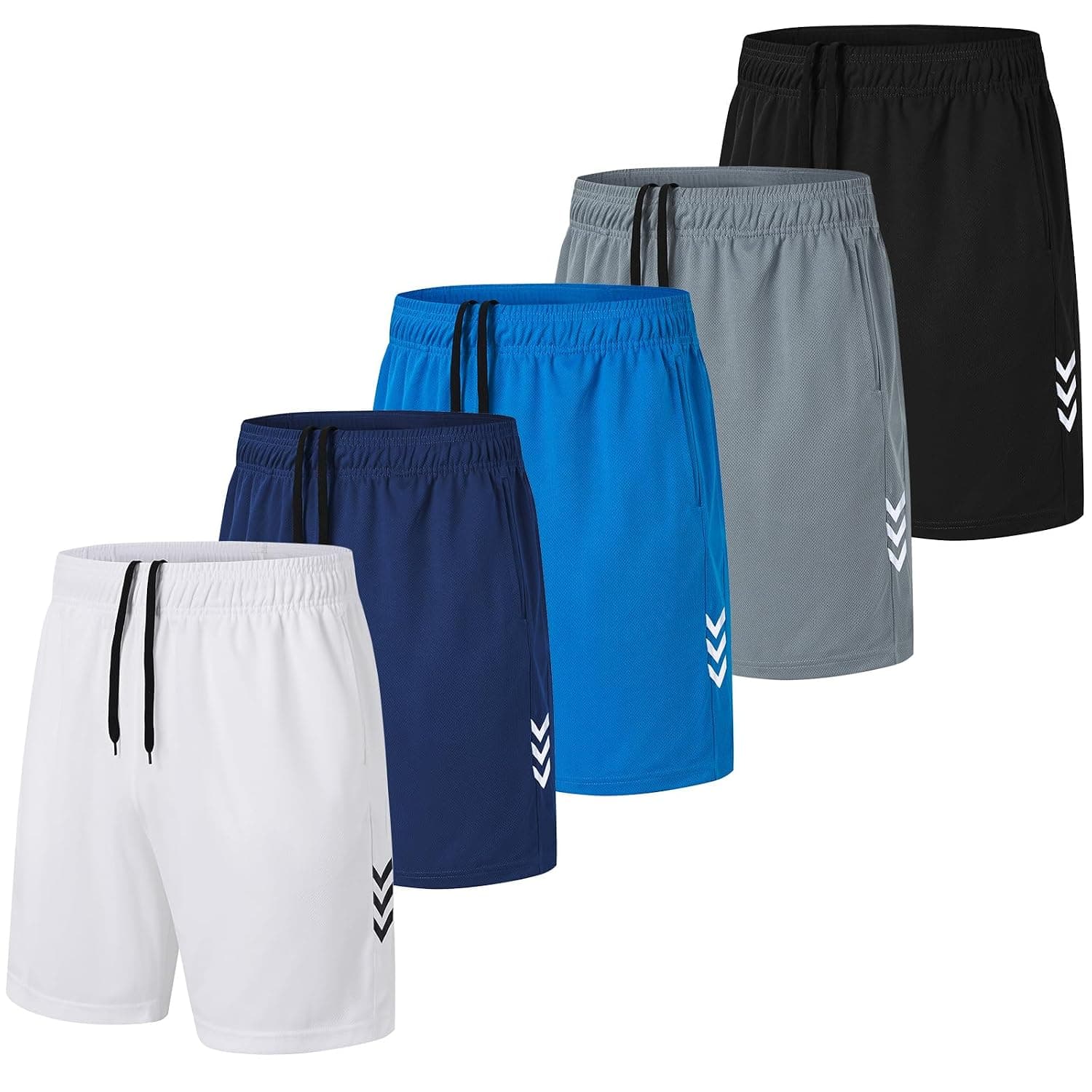 Zoofly Sports Shorts for Men Gym Running Shorts Fitness Quick Dry Adult Short Breathable With 3/5 Pack Pockets