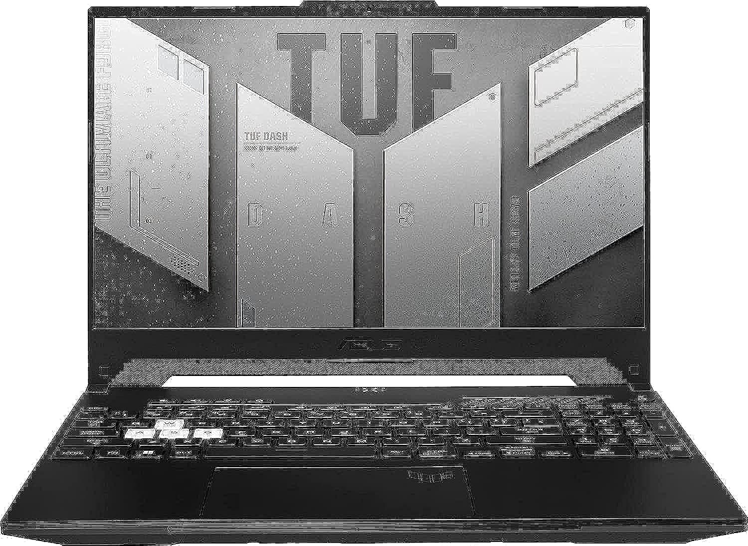 ASUS TUF Dash FX517Z 15.6" 144Hz FHD Gaming Laptop, 12th Gen Intel Core i7-12650H, 16GB DDR5 RAM, 512GB PCIe SSD, Nvidia RTX 3070 8GB, Windows 11 Home, English Backlit KB, Off Black