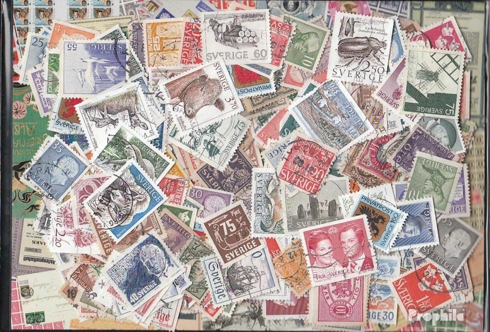 Prophila Collection Sweden 300 Different Stamps (Stamps for Collectors)