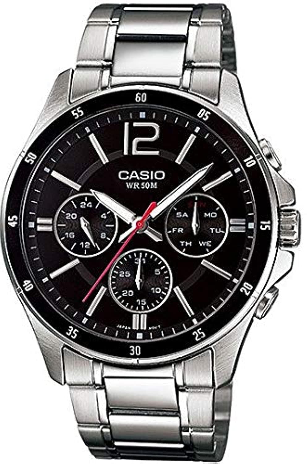 CASIO ENTICER Watch MTP-1374D-1AV for Men's(Analog, Casual Watch)