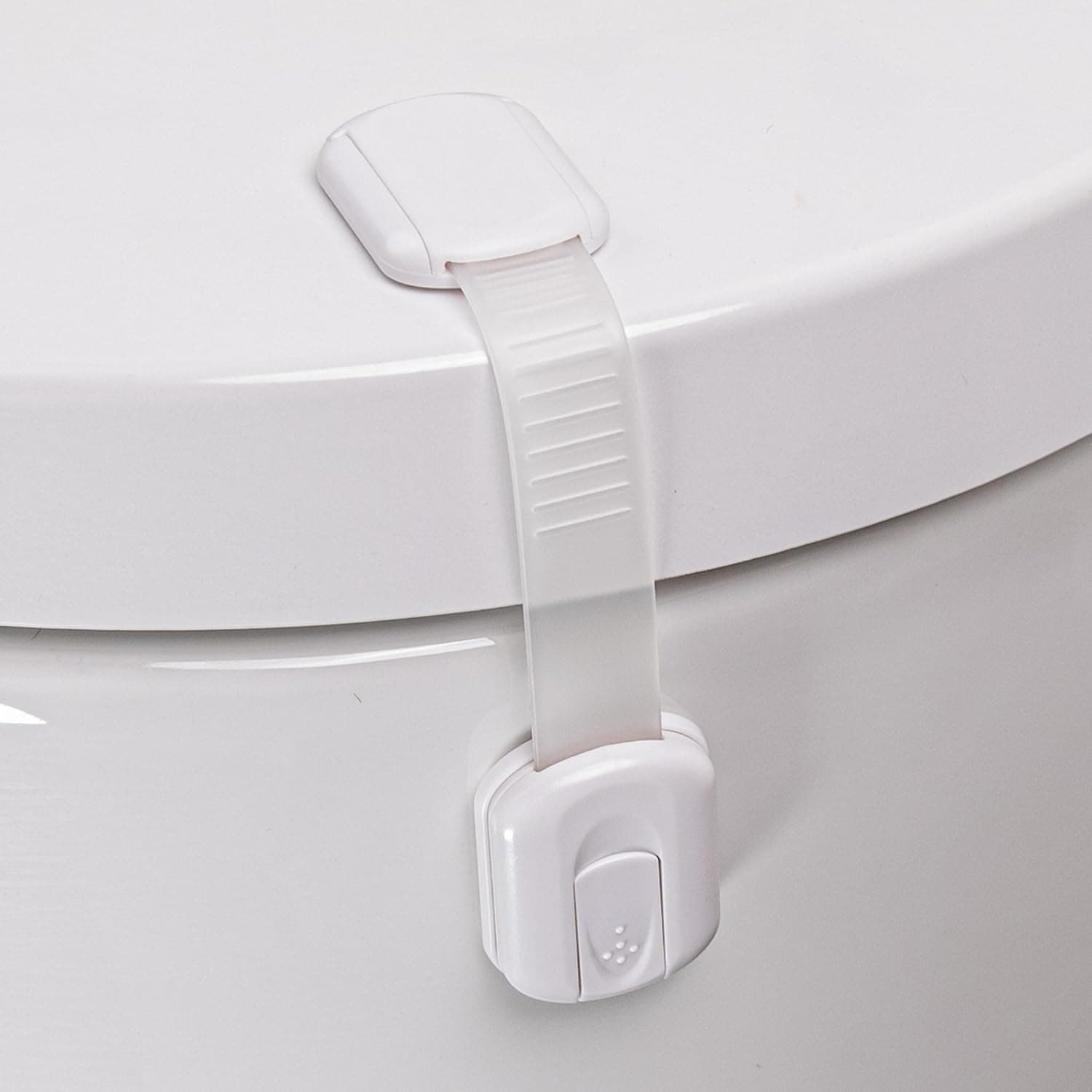 2-Pack Toilet Locks Baby Proof - Toilet Seat Locks for Toddlers with Adhesive - Toilet Latches Child Safety - No Tools Required
