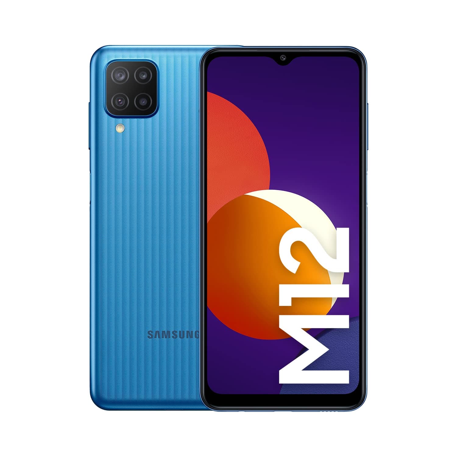 Samsung Galaxy M12 Dual SIM 128GB ROM + 4GB RAM (GSM Only | No CDMA) Factory Unlocked 4G/LTE Smartphone (Blue)- International Version