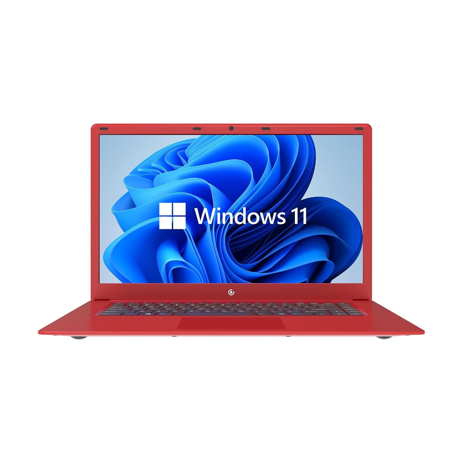 15.6" Full HD Intel 4GB RAM 64GB SSD Laptop with Windows 11 - Red