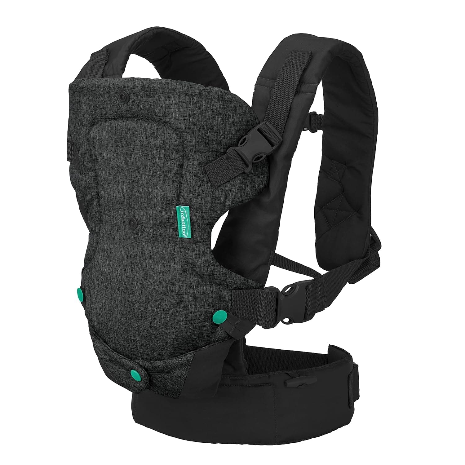 Infantino Flip Advanced 4-IN-1 Convertible Baby Carrier For 0 Months+ Black