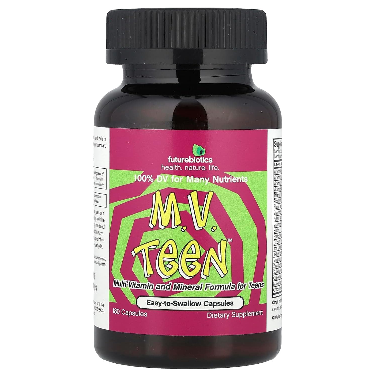 FutureBiotics, M.V. Teen, 180 Capsules