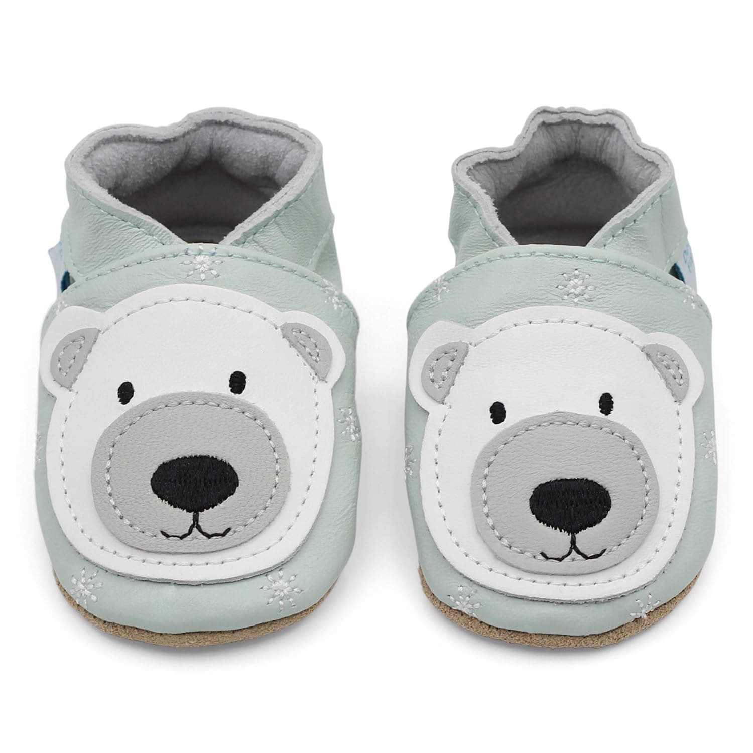 Dotty Fish Soft Leather Baby Shoes. Toddler Shoes. Non Slip Suede Soles. Girls Shoes with Flowers, Stars, Hearts. 0-6 Months - 4-5 Years