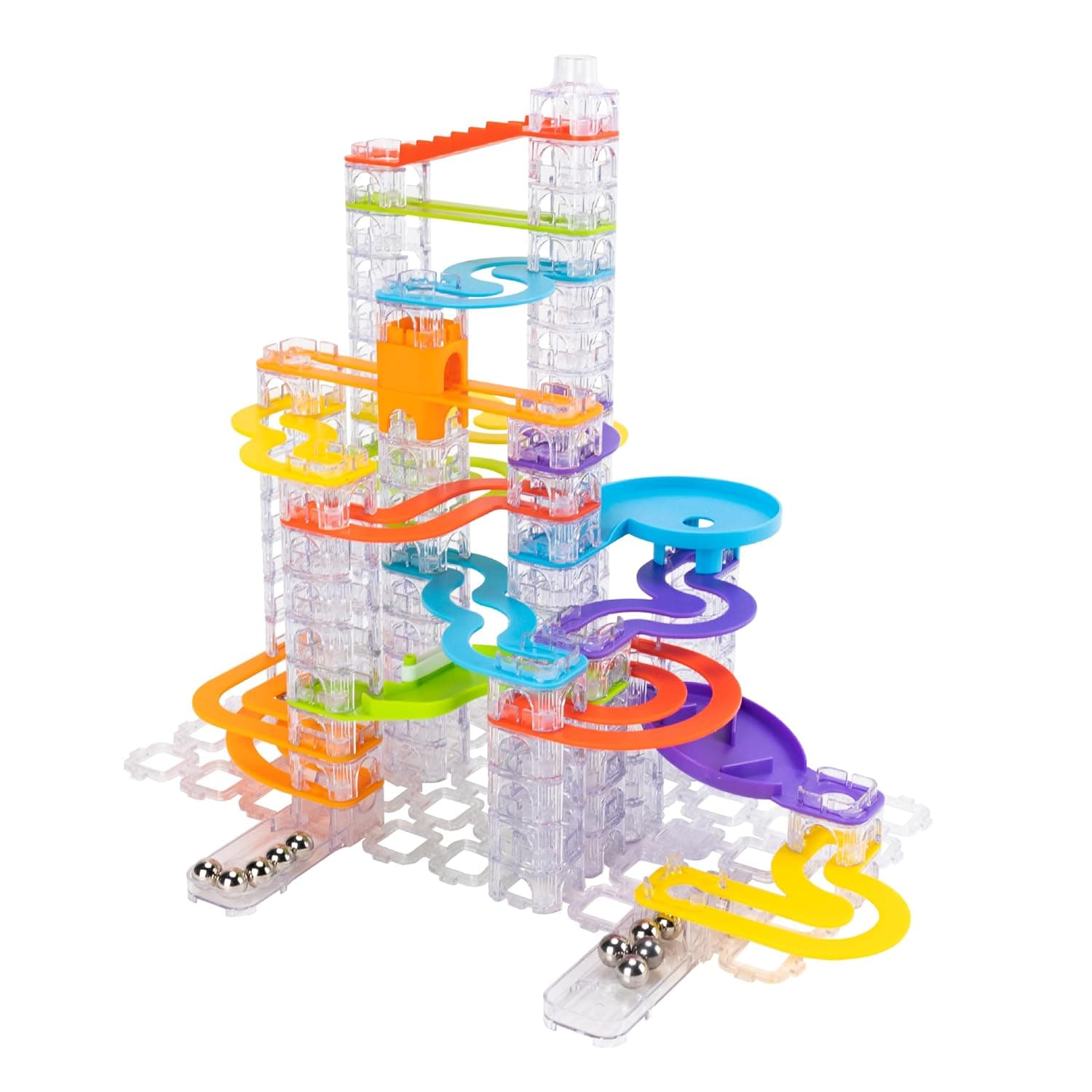 Fat Brain Toys Trestle Tracks New Deluxe Set - New/PreOrder - Trestle Tracks New Deluxe Set Building & Construction for Ages 8 to 12
