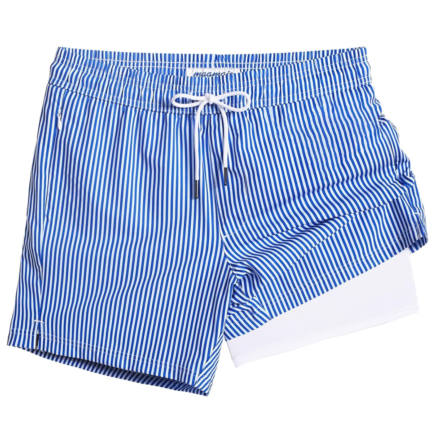 MaaMgic Men's Swimming Shorts Vintage Retro Board Shorts Quick Drying with Mesh Lining and Adjustable Drawstring Reusable