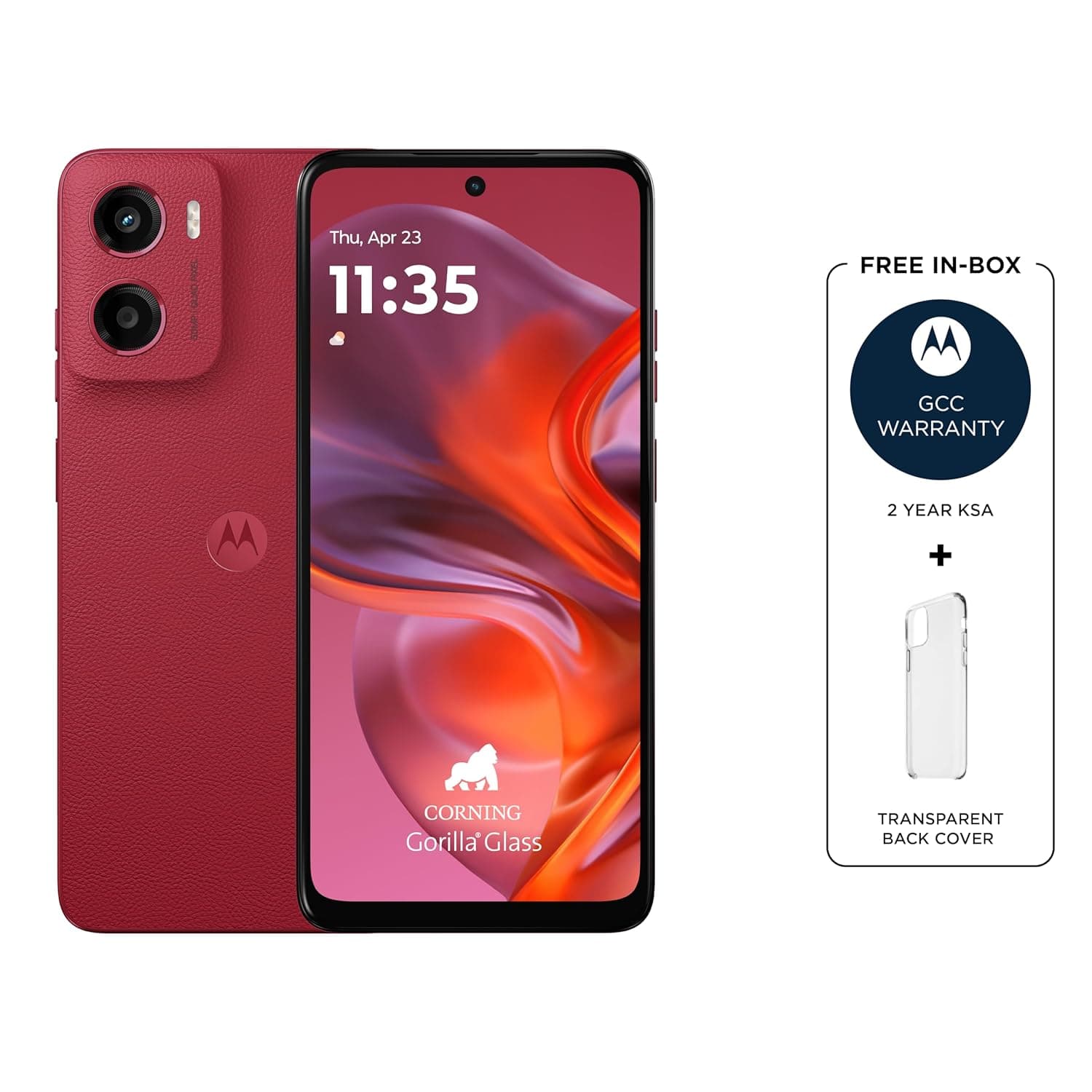 MOTOROLA G05, 4+8GB RAM,DUAL SIM,256 GB ROM, MediaTek Helio G81, 6.67" 90Hz, Android 15, Plum Red