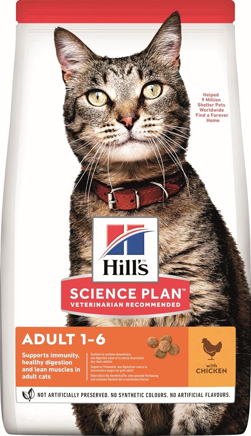 Hill's Science Plan Adult Cat Food with Chicken, 10 kg