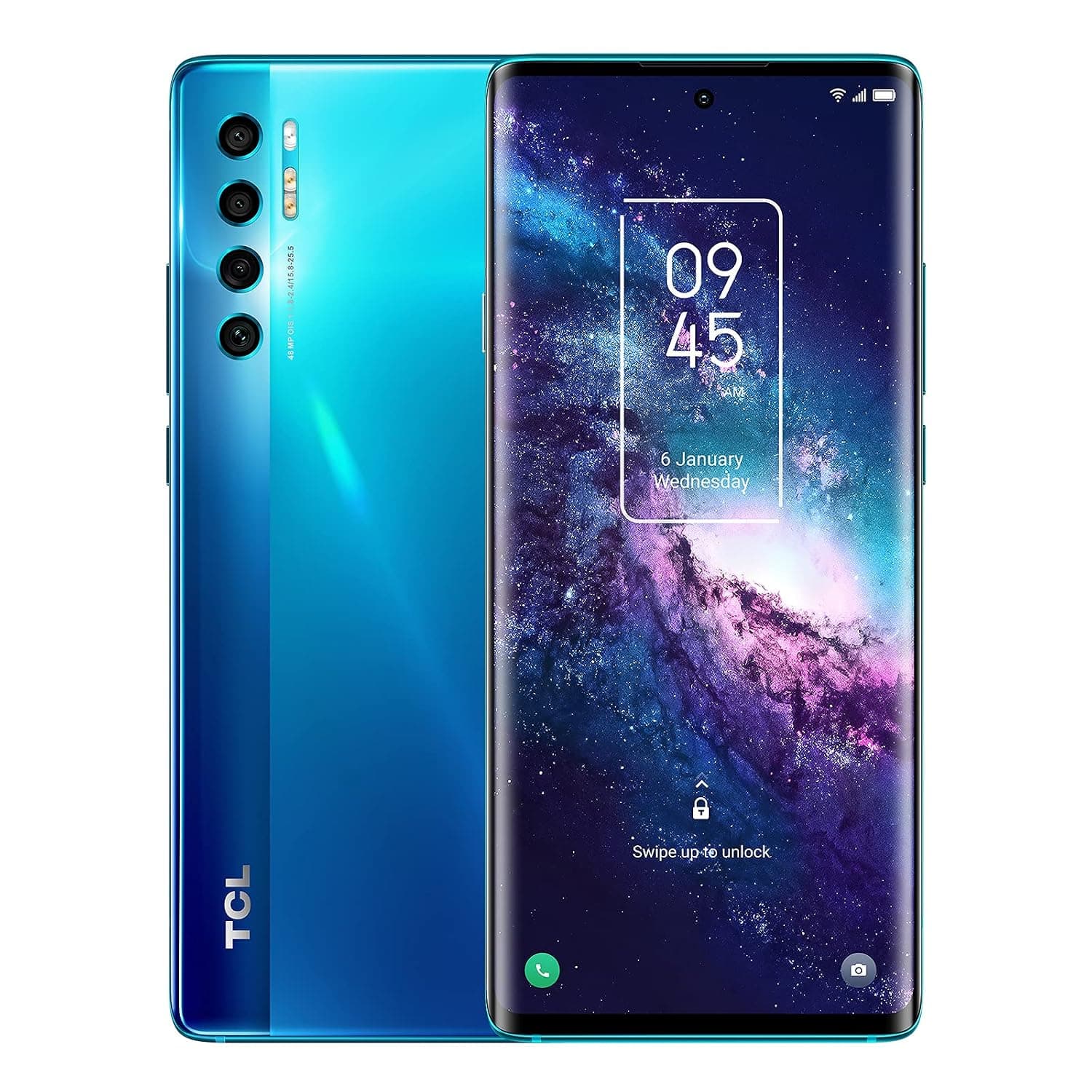TCL 20 Pro DUAL-SIM 256GB ROM + 6GB RAM (GSM Only | No CDMA) Factory Unlocked 5G Smartphone (Marine Blue) - International Version