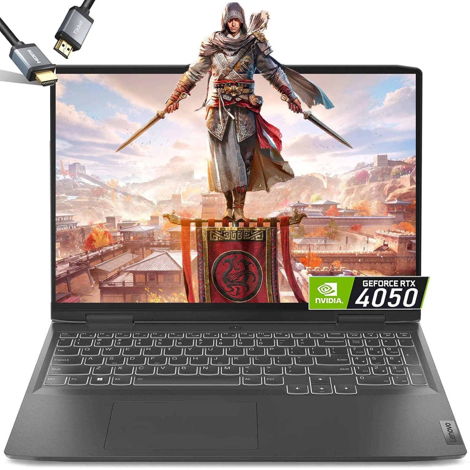 Lenovo LOQ 15 Gaming Laptop - RTX 3050 - Intel Core i5-12450HX Beat AMD Ryzen 7 4800H - 15.6" FHD Display 144Hz - 32GB RAM -2TB PCIe SSD -Backlit Keyboard - Windows 11 - G-SYNC - HDMI Cable