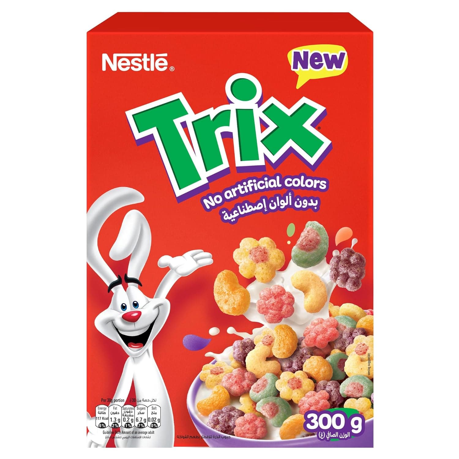 Nestlé Trix, 6 Fruity Shaped Breakfast Cereal Pack, 300g