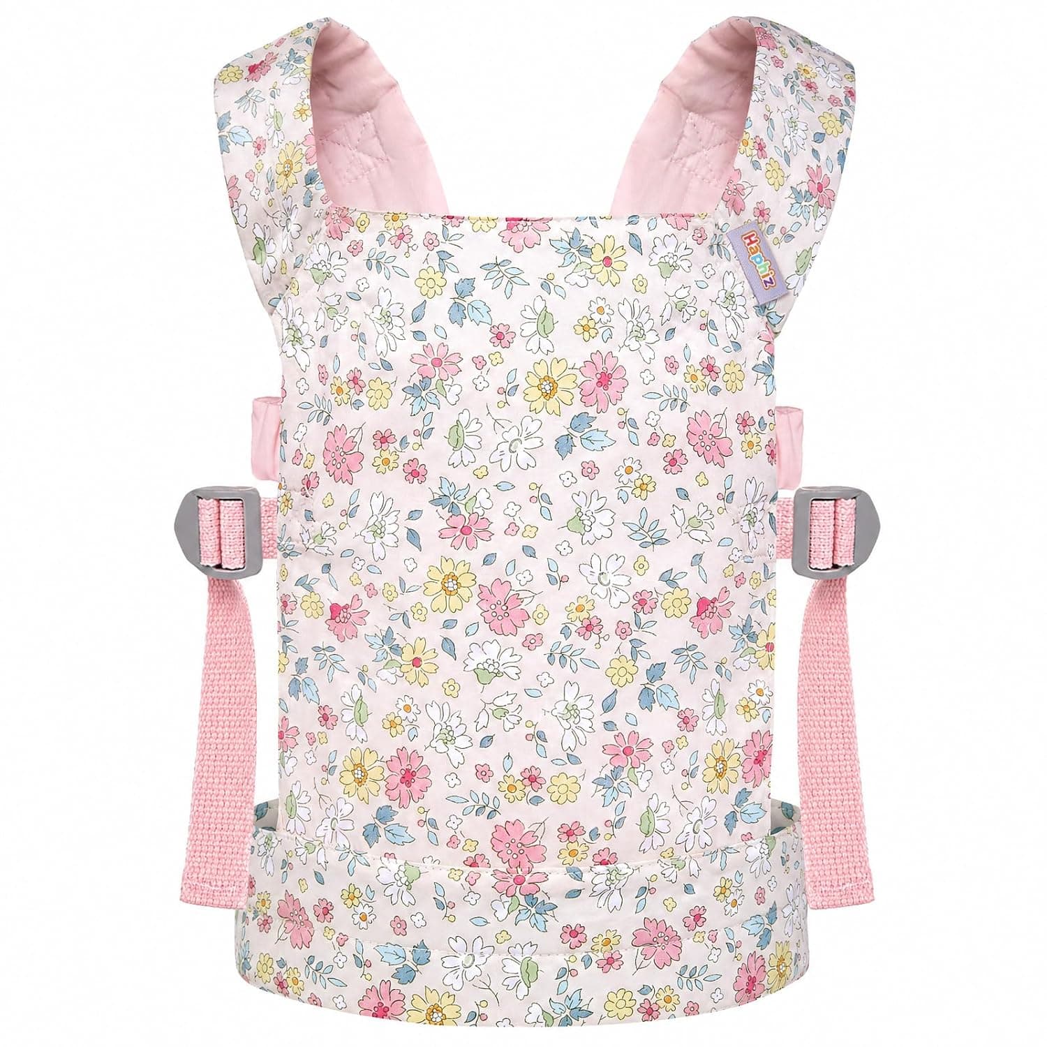 Doll Carrier Children's Dolls Carrier Baby Doll Accessories Baby Doll Carrier Dolls Carry Bags from 3+ Years 100% Cotton - White Daisy