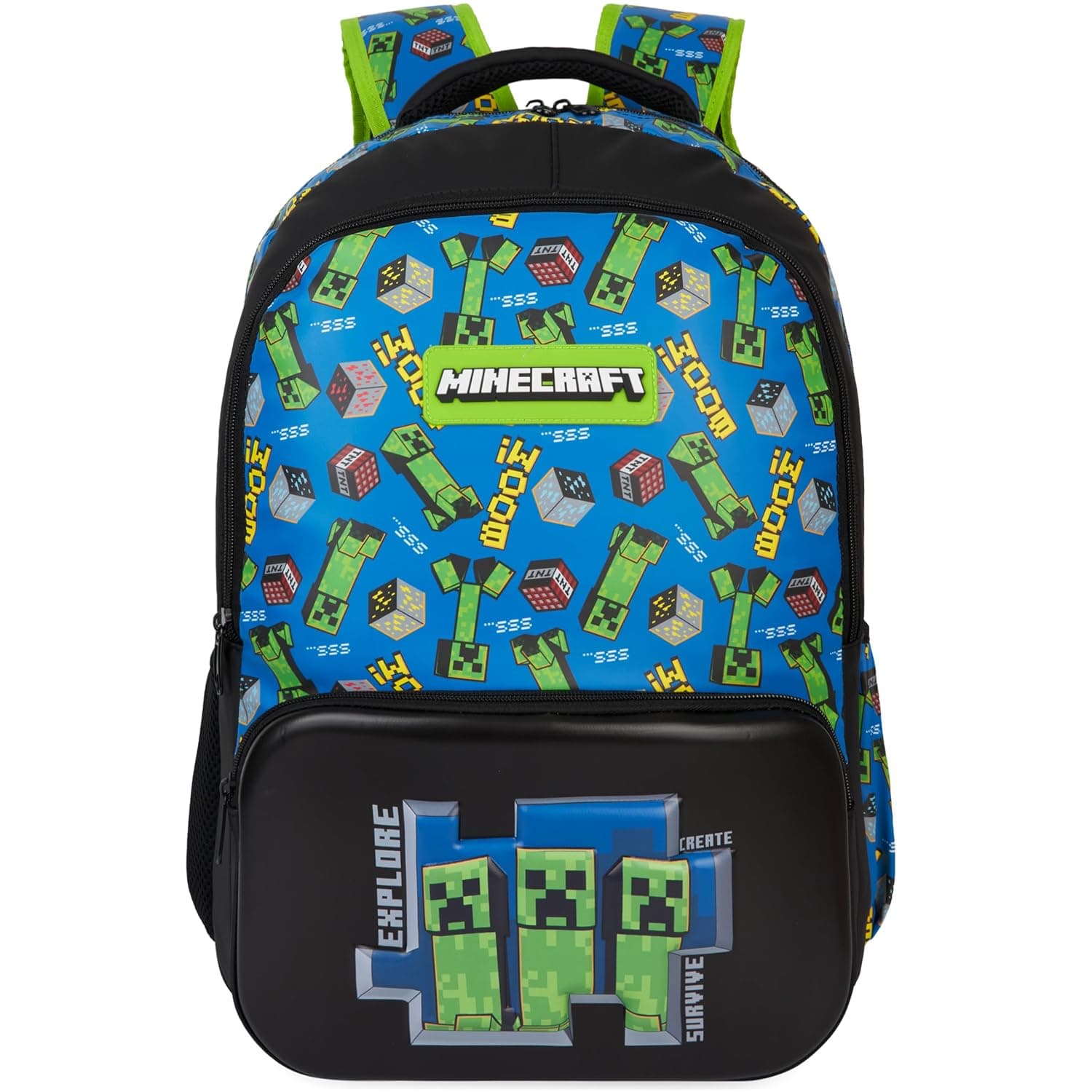 Get Trend Minecraft Boys Large Backpack 46 cm, Padded Strap School Bag