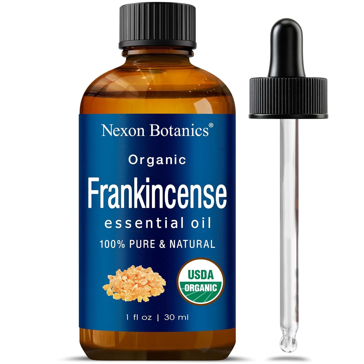 Organic Frankincense Essential Oil 30 ml - Pure, Natural Oils for Aromatherapy, Diffusers, DIY, Candle and Soap Making Scent - Nexon Botanics