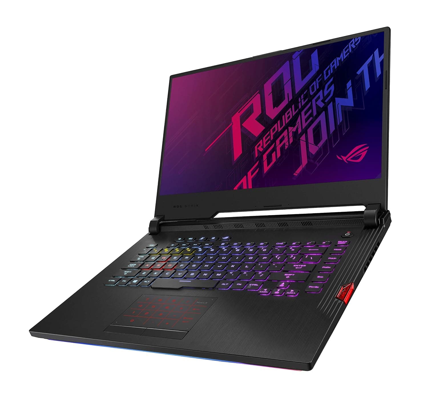 ASUS ROG Strix Hero III (2019) Gaming Laptop, 15.6” 144Hz IPS Type Full HD, NVIDIA GeForce RTX 2070, Intel Core i7-9750H, 16GB DDR4, 512GB PCIe NVMe SSD, Per-Key RGB KB, Windows 10 Pro, G531GW-XB74