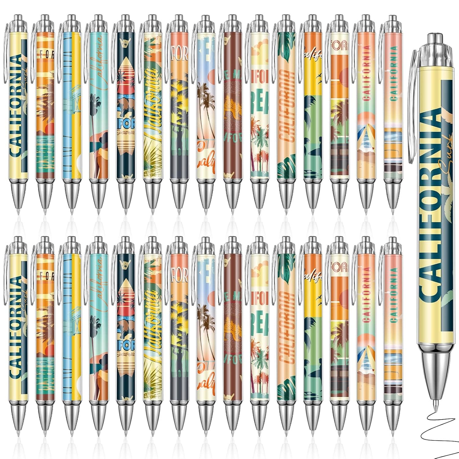 Sayglossy 30 Pcs California Souvenirs Gifts Travel Ballpoint Pens