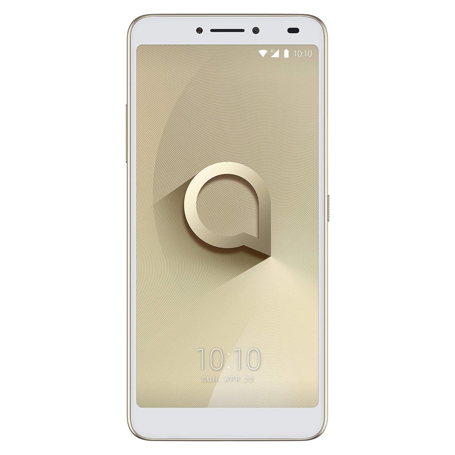 Alcatel 3V Dual-SIM 16GB ROM + 2GB RAM (GSM Only | No CDMA) Factory Unlocked 4G/LTE Smartphone (Gold) - International Version