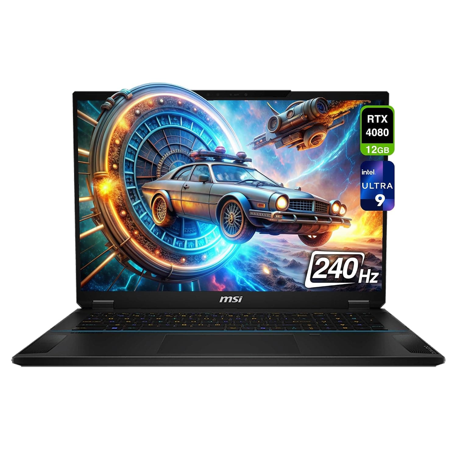 msi Stealth 18 AI Studio Gaming Laptop, Intel Ultra 9-185H, 64 GB DDR5 RAM, 1 TB PCle SSD, 18” QHD+ (2560x1600) 240Hz, Nvidia G-Force RTX 4080, Backlit Keyboard, W11 Home