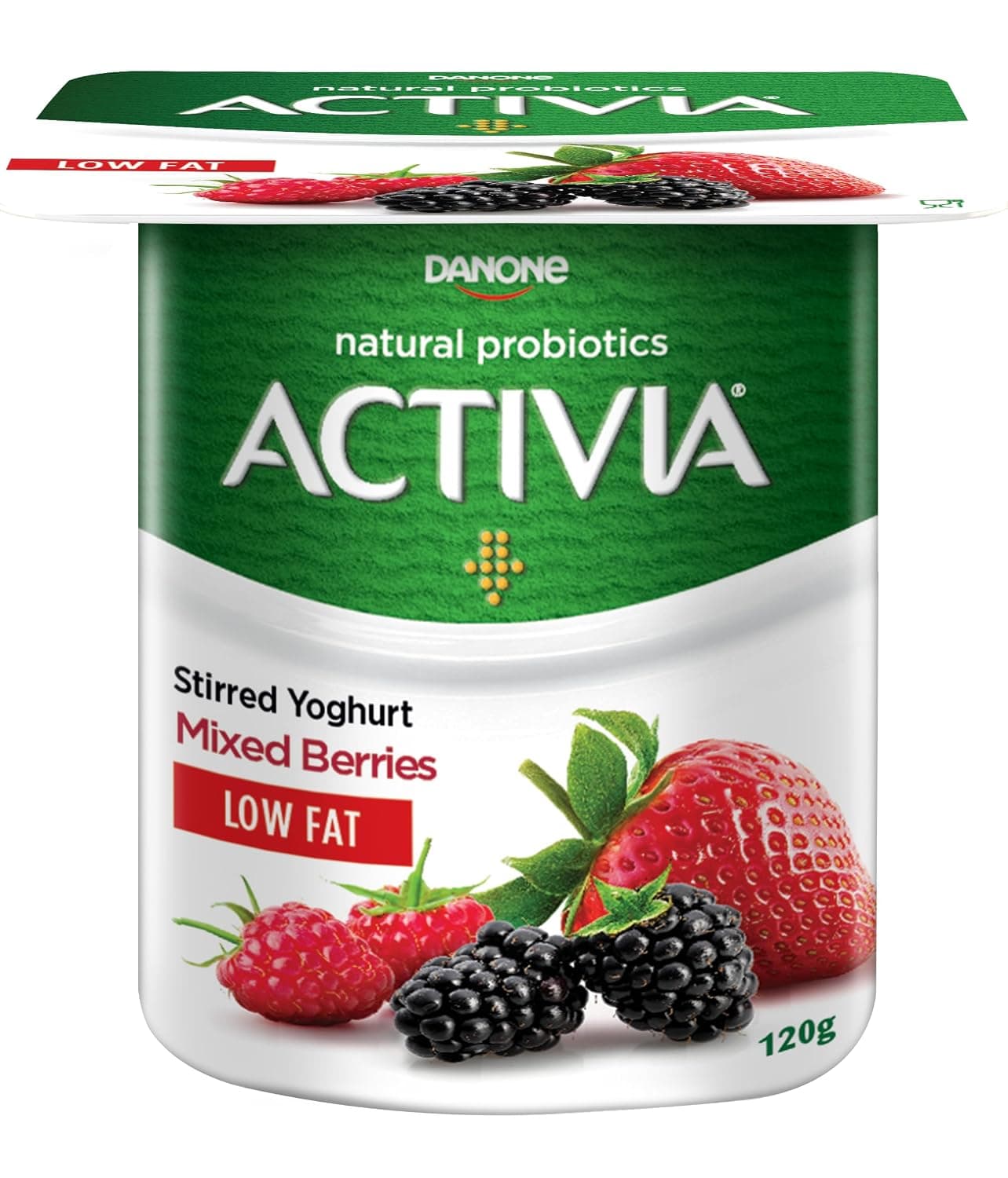 Safi Danone Activia Stirred Yoghurt Low Fat Mixed Berries 120g
