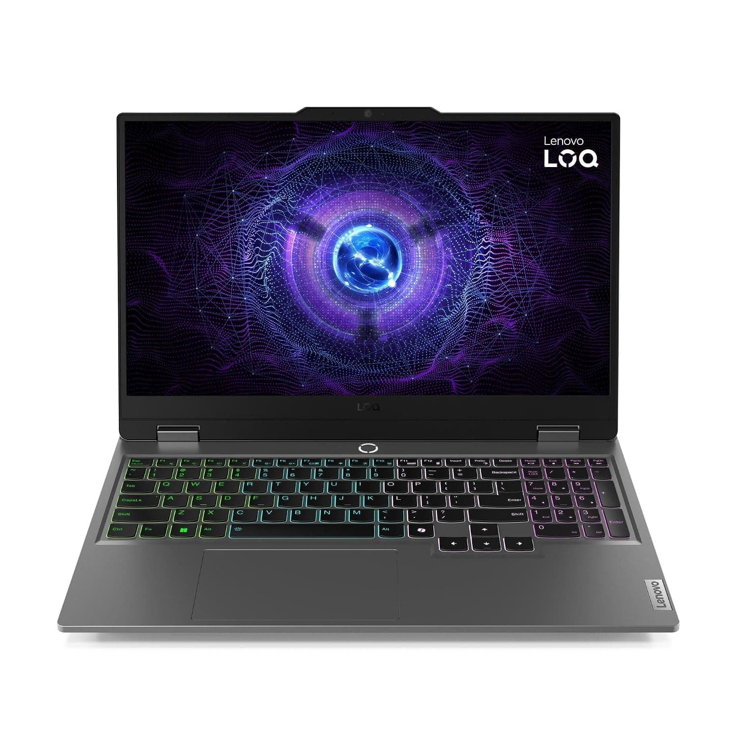Lenovo LOQ 15IRX9 Gaming Laptop, 15.6" FHD 144Hz IPS Display, Intel Core i7-13650HX, 16GB DDR5 RAM, 512GB SSD, NVIDIA GeForce RTX 3050 6GB, Backlit ENG Keyboard, Luna Gray