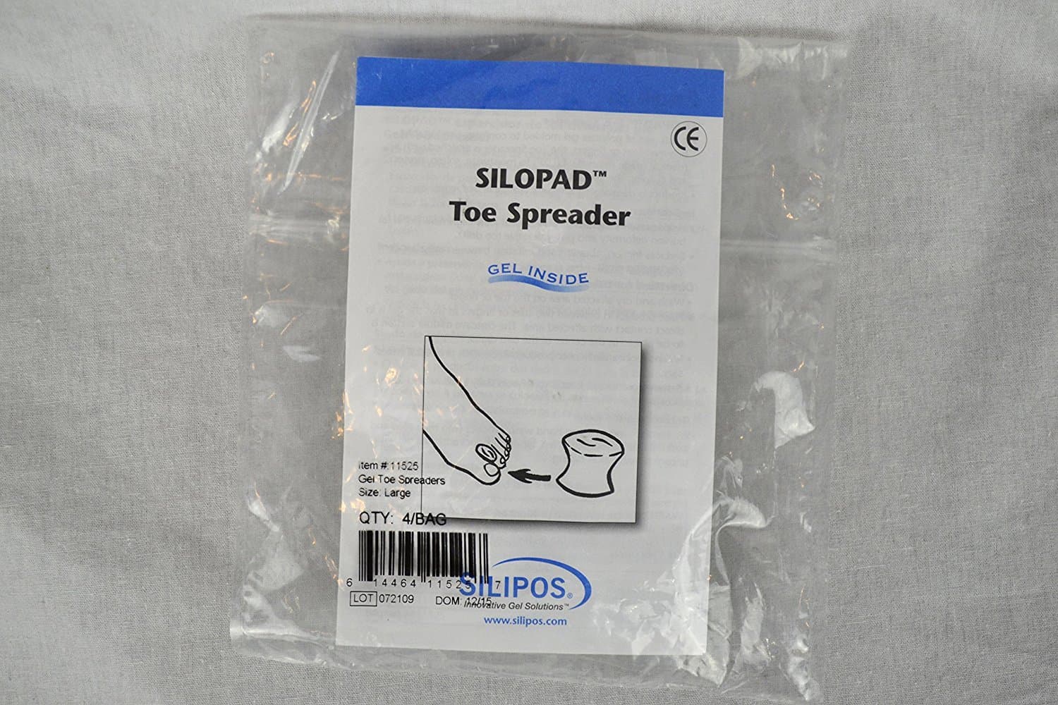 Silipos Gel Toe Spreaders (Large) by Patterson Medical