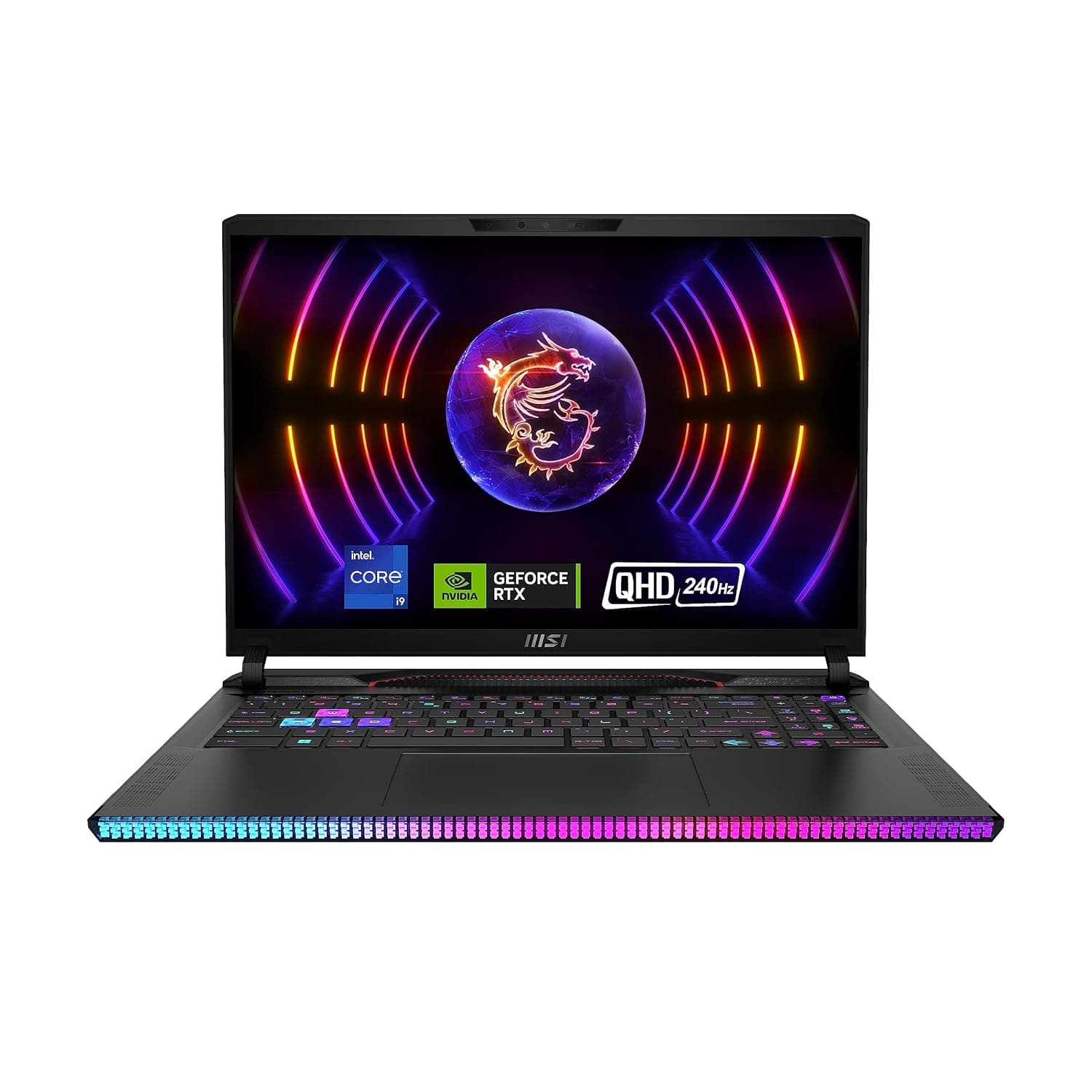 MSI Raider GE68Hx Laptop: Intel Core i9-13980HX, GeForce RTX 4070, 16" QHD+ 240Hz, 32GB DDR5, 2TB NVMe SSD, Thunderbolt 4, Cooler Boost 5, Win 11 Pro: Black 13VG-082US