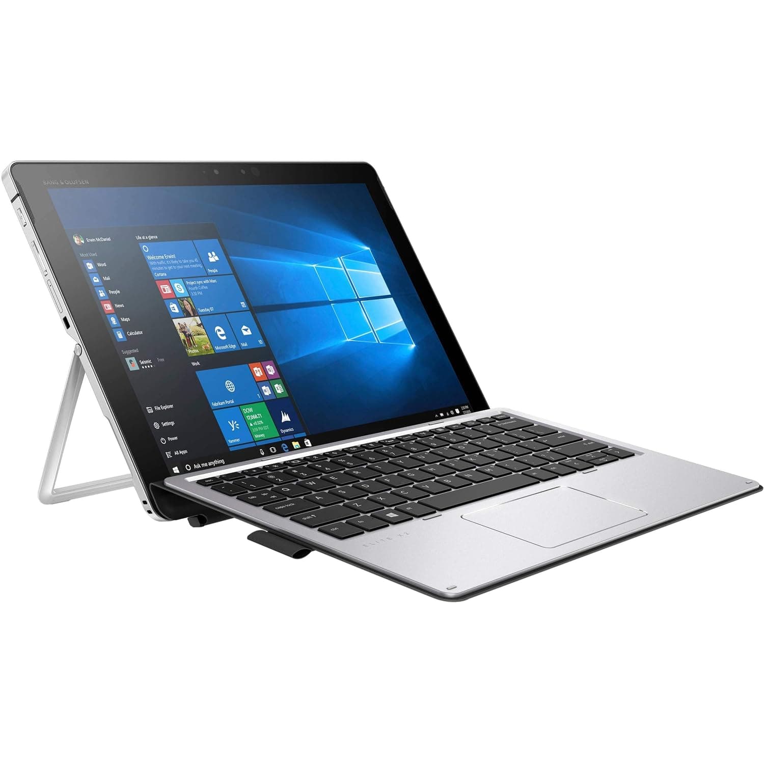 HP (Refurbished) Elite X2 1012 G2 2-in-1 Business Laptop - 12.3 inches Gorilla Glass Touchscreen (2736x1824), Intel Core i5-7300U, 256GB SSD, 8GB RAM, Keyboard + Pen, Windows 11