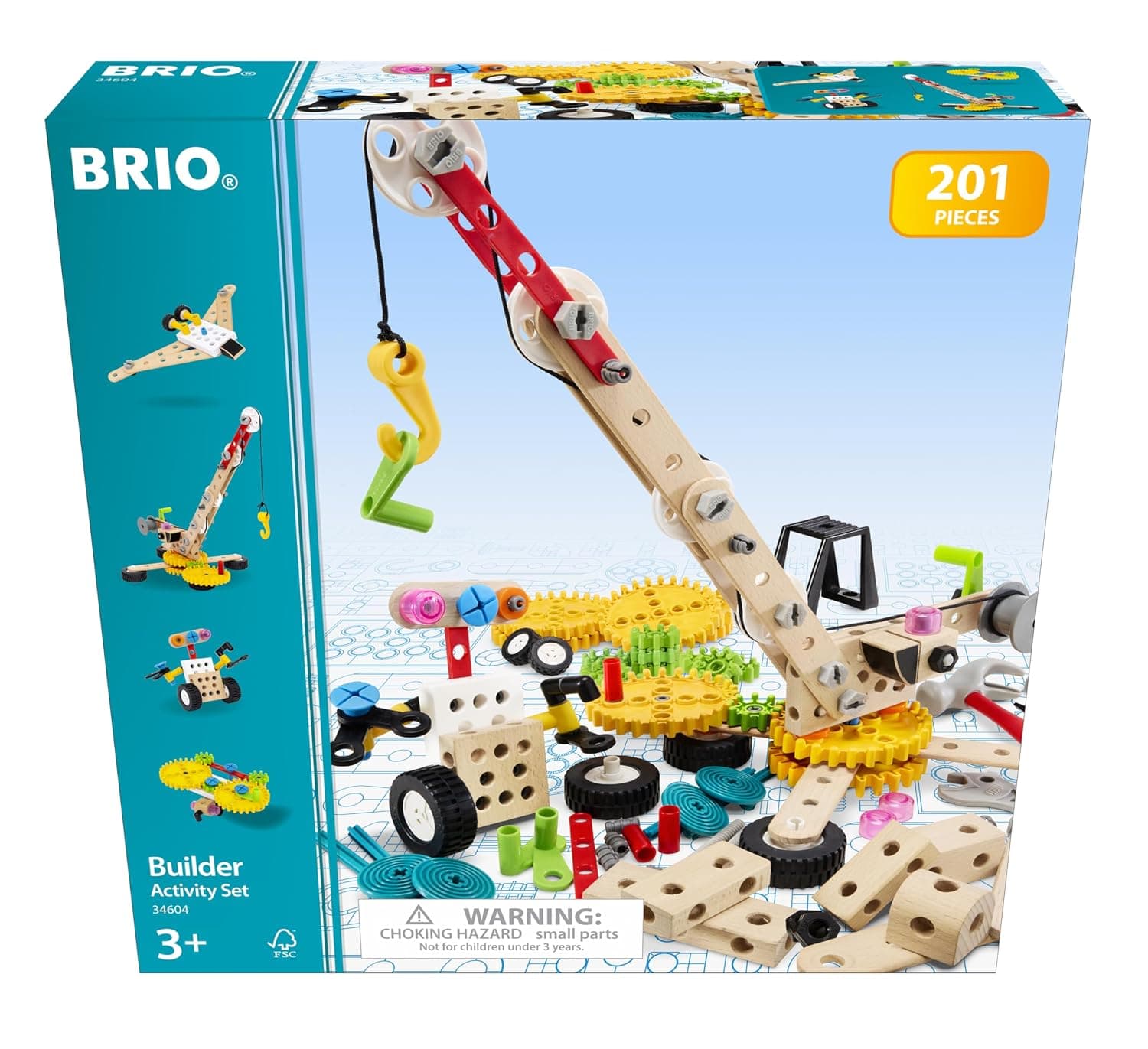BRIO Builder 34604 Builder Nursery Set | Development-Promoting Role Play & Construction Toy for Children from 3 Years