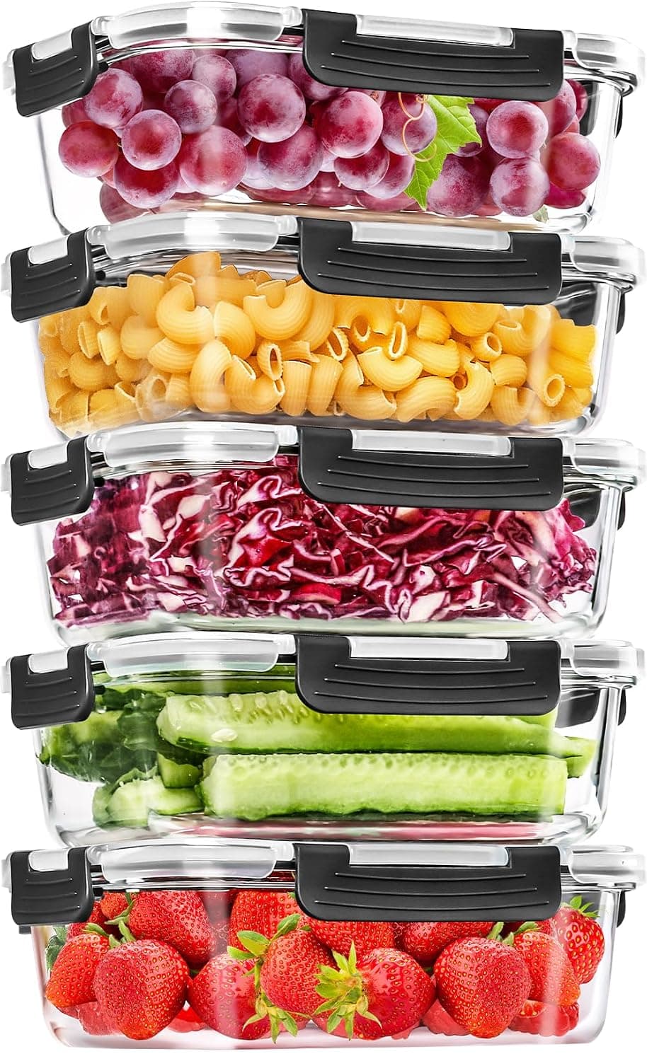 Skroam Fridge Storage Box 316 Stainless Steel Food Storage Containers | Food Grade, Leakproof Kitchen Organizer | Freshness Locking, Microwavable & Freezer Safe, Silver With Lid
