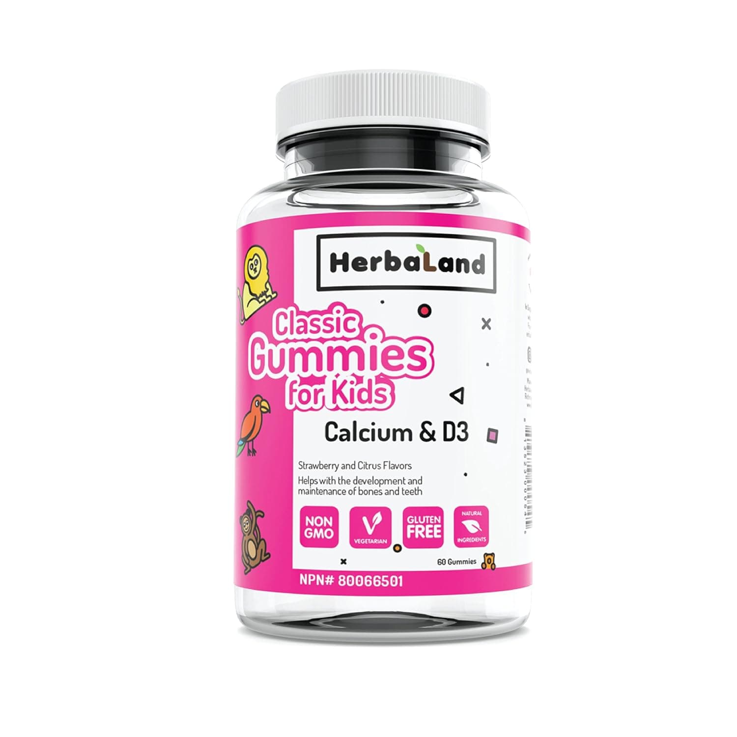 Purever Kids Calcium, 60 Gummies