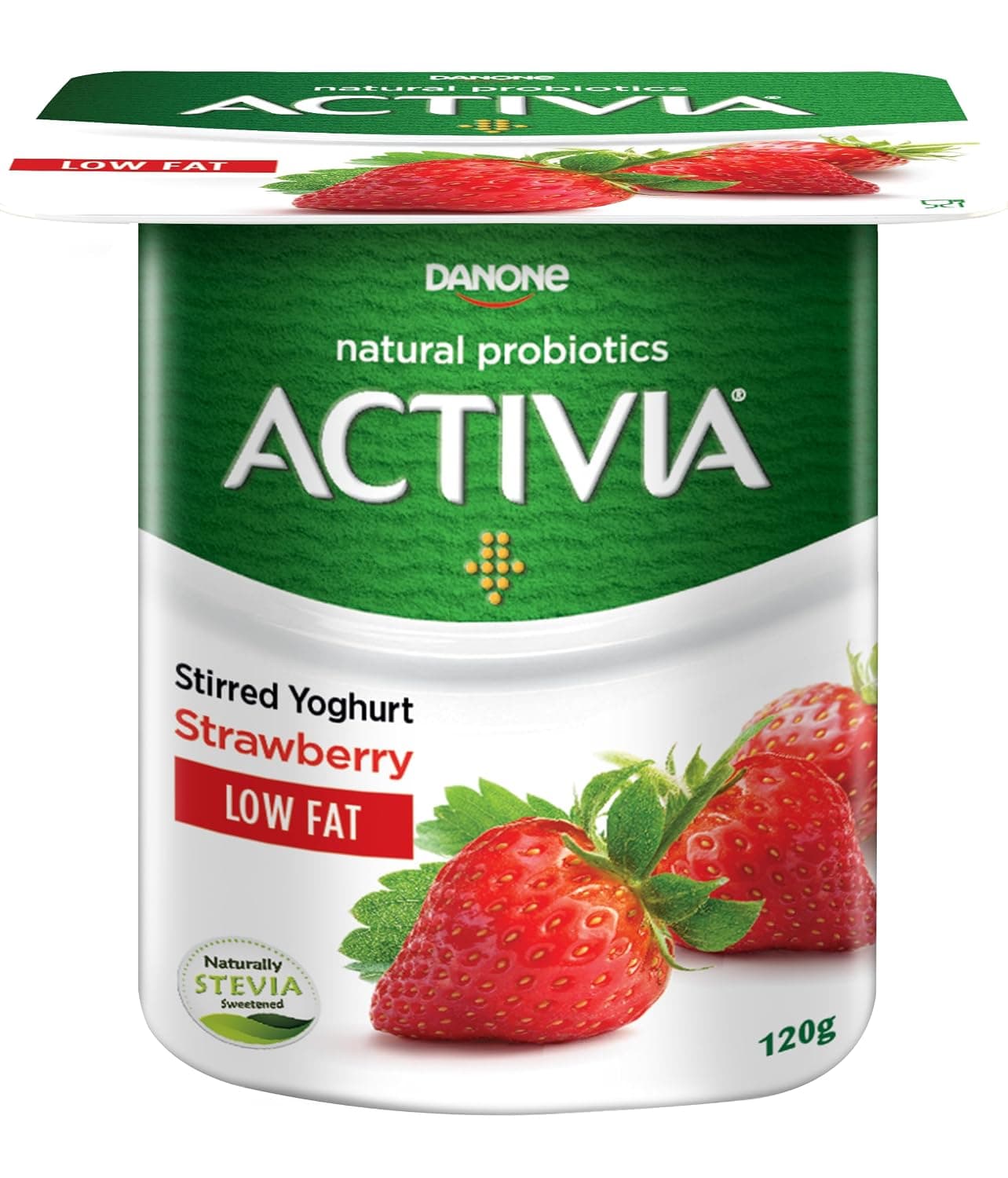Safi Danone Activia Stirred Yoghurt Low Fat Strawberry 120g