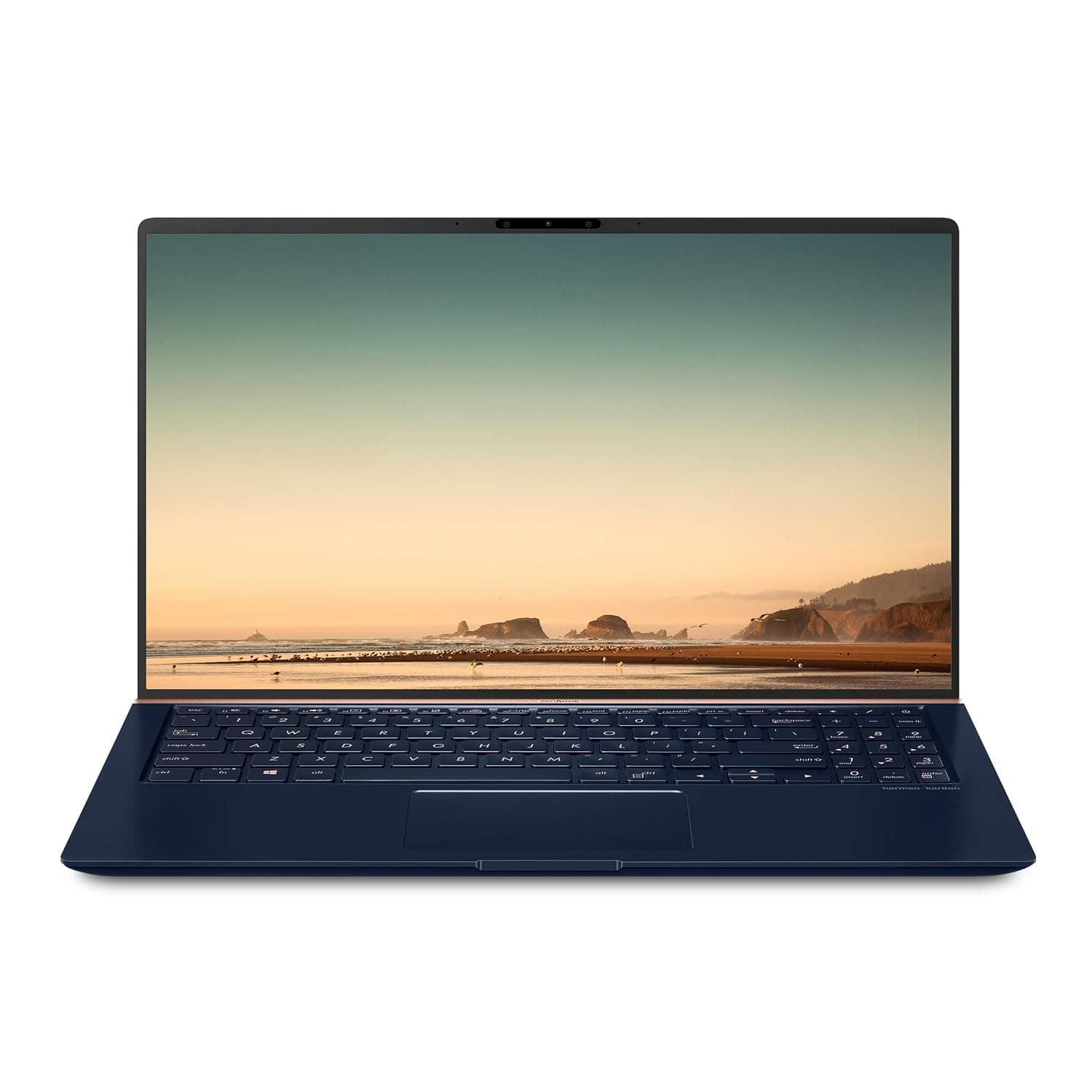 ASUS ZenBook 15 Ultra Slim Compact Laptop 15.6” FHD 4-Way NanoEdge, Intel Core i7-8565U Processor, 16GB DDR4, 512GB PCIe SSD, GeForce GTX 1050, Ir Camera, Windows 10, UX533FD-DH74, Royal Blue