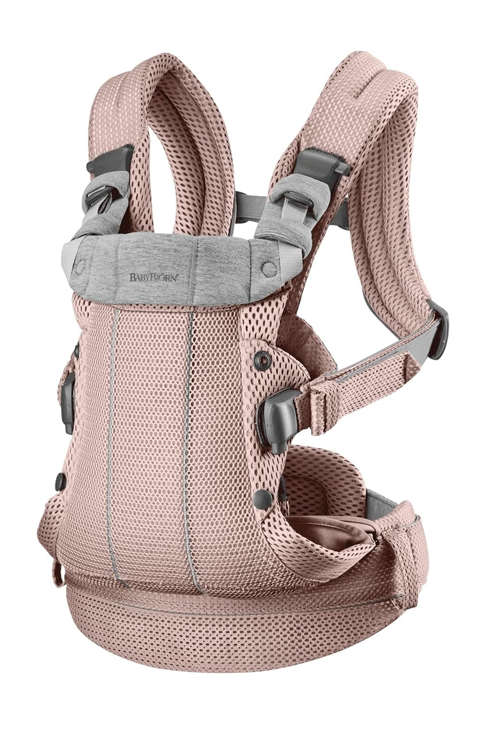 BABYBJÖRN Baby Carrier Harmony 3D Mesh Dusty Pink – Ergonomic Newborn to Toddler Carrier, Breathable, Soft, Adjustable, Lumbar Support, Easy Wearing Baby Carrier