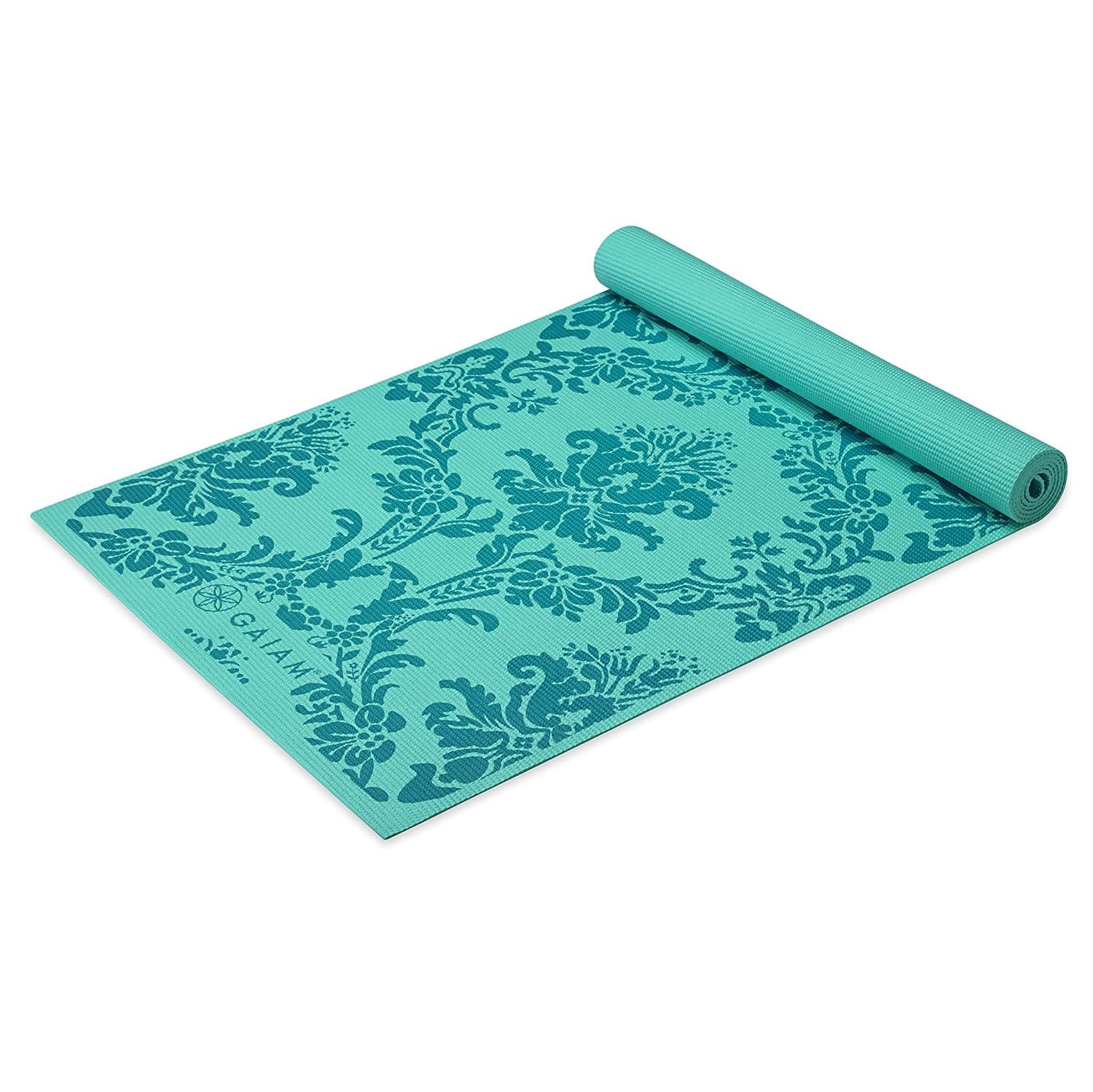 Gaiam Yoga Mat Classic Print, 4mm Non-Slip Mat