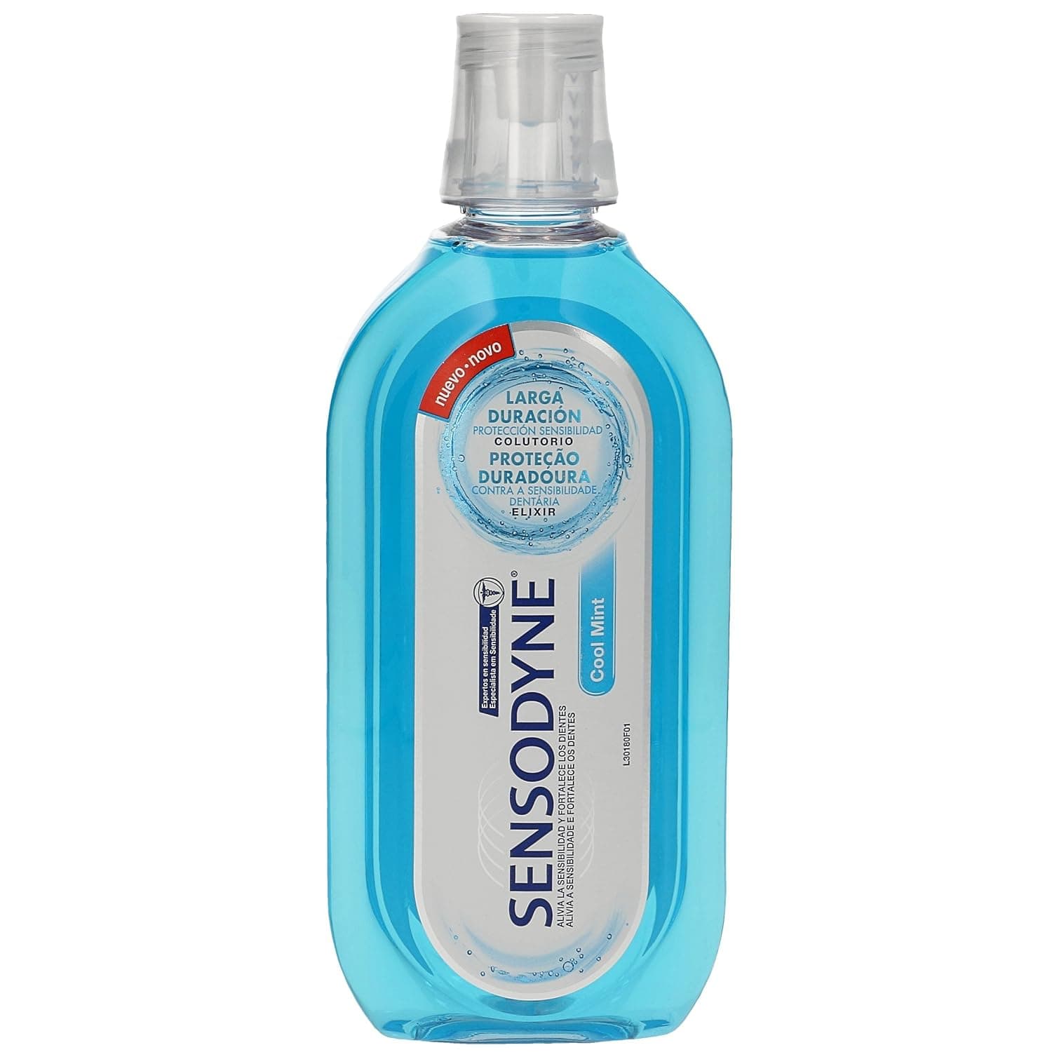 Sensodyne Sensitive Care with Fluoride Mouthwash, 500 ml, Cool Mint